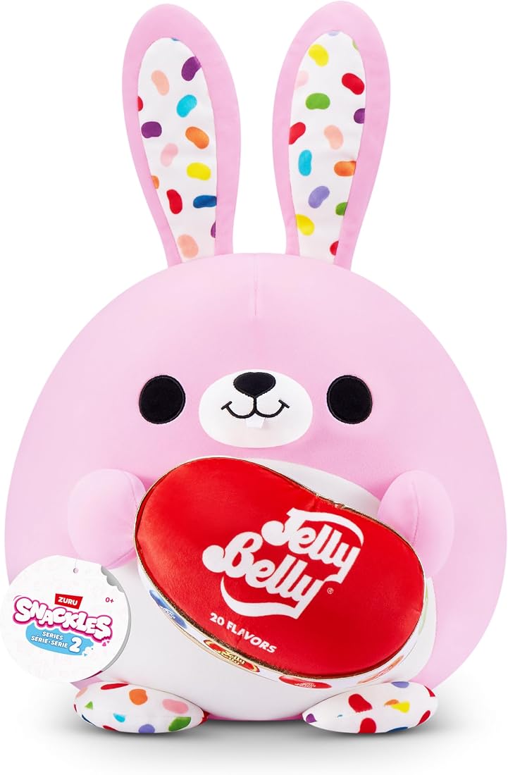 Snackles Bunny and Jelly Belly 8-Inch Plush