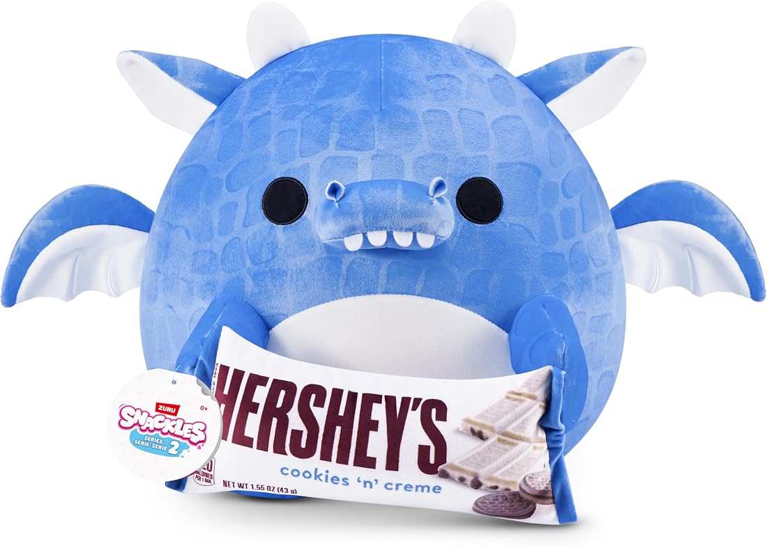 Snackles Dragon and Hershey Cookies n Cream 16-Inch Plush