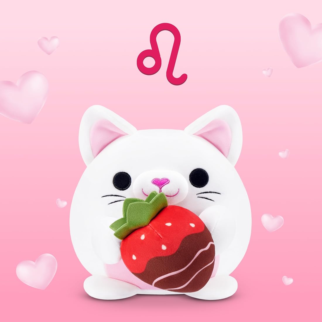 Snackles Kitten and Strawberry Chocolate 8-Inch Plush — view 4
