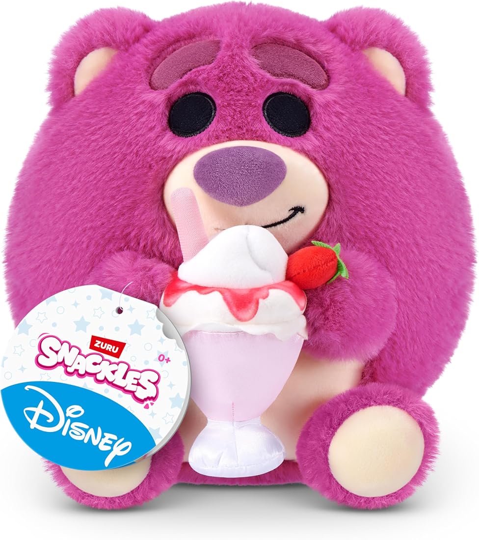 Snackles Lotso and Strawberry Smoothie 8-Inch Plush
