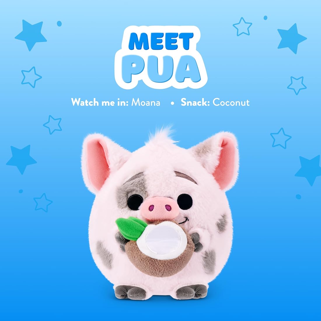 Snackles Pua and Coconut 8-Inch Plush — view 2