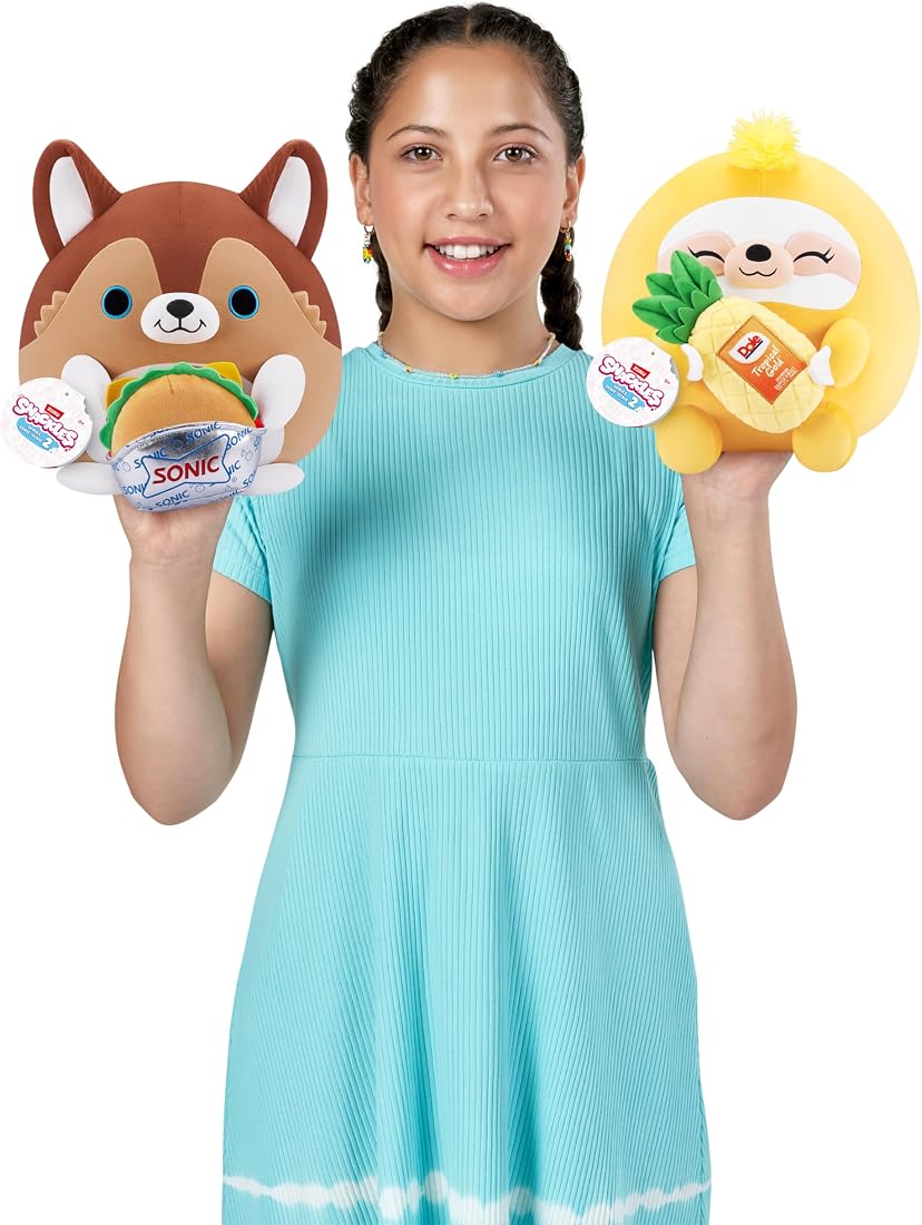 Snackles Puppy and Sonic Burger 8-Inch Plush — view 3