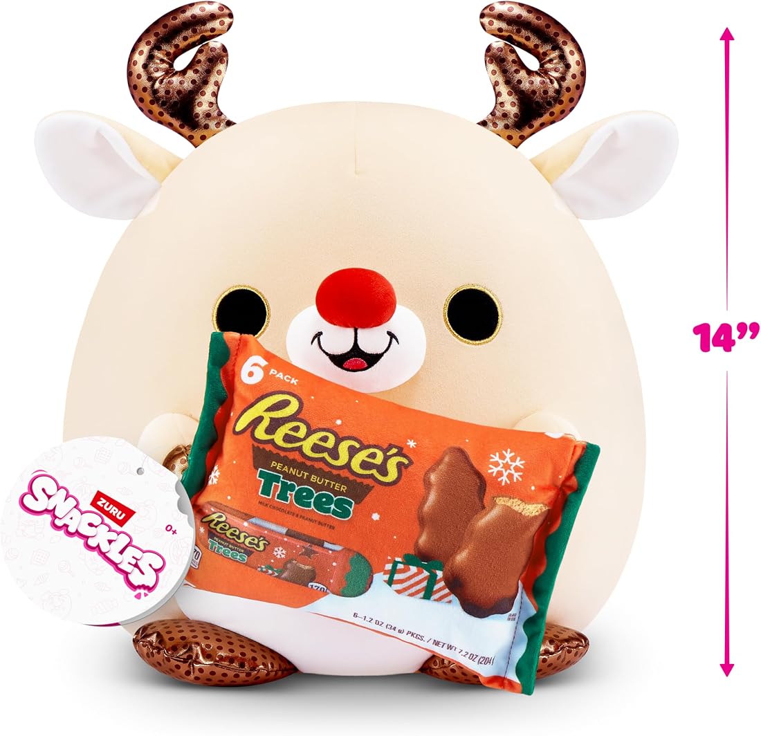Snackles Reindeer and Reese's Peanut Butter 14-Inch Plush — view 4