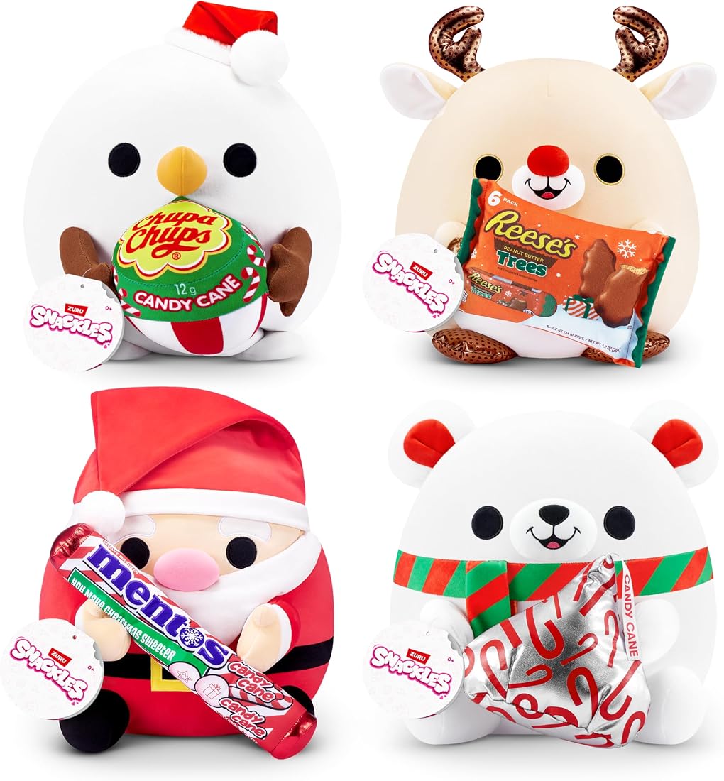 Snackles Santa Claus and Mentos 14-Inch Plush — view 2