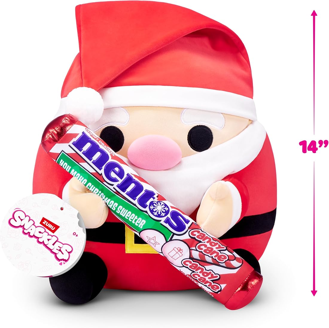 Snackles Santa Claus and Mentos 14-Inch Plush — view 3