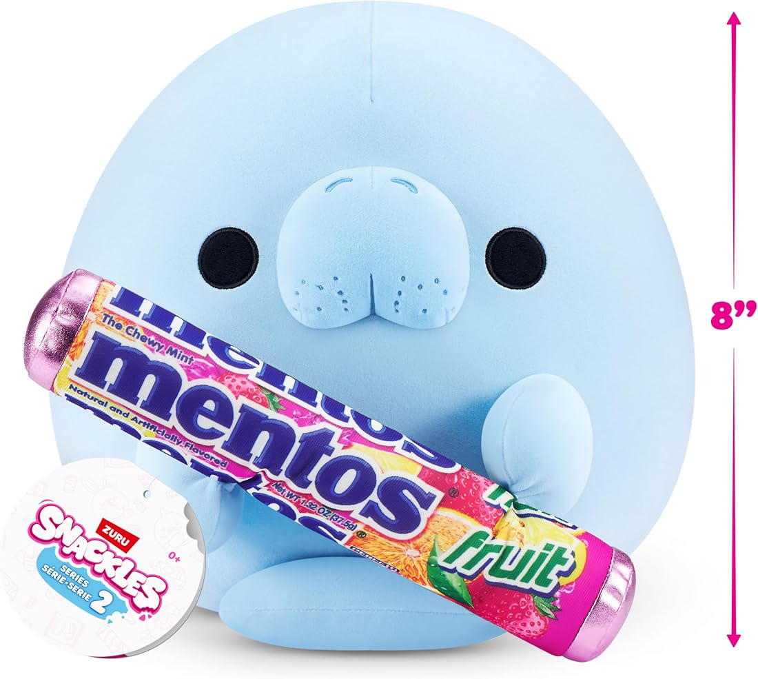Snackles Sea Cow and Mentos Fruit 8-Inch Plush — view 3