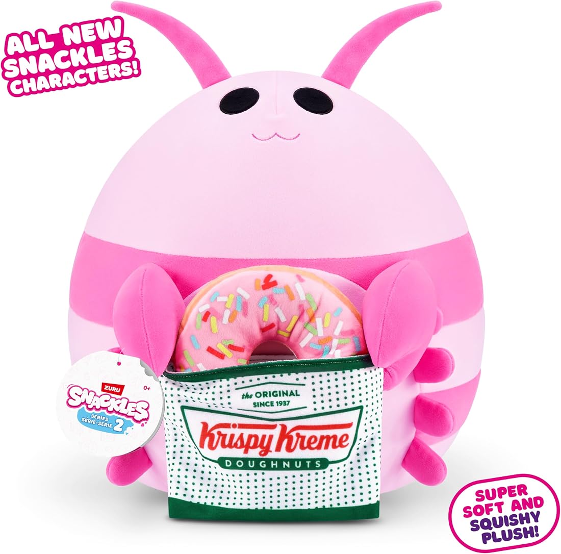 Snackles Shrimp and Krispy Kreme 14-Inch Plush — view 2