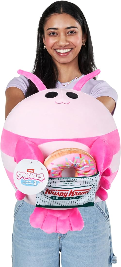 Snackles Shrimp and Krispy Kreme 14-Inch Plush — view 4