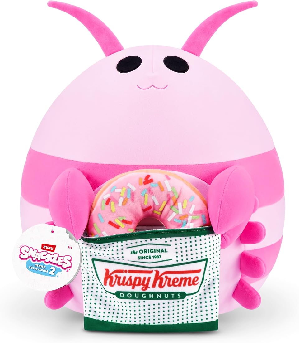 Snackles Shrimp and Krispy Kreme 14-Inch Plush
