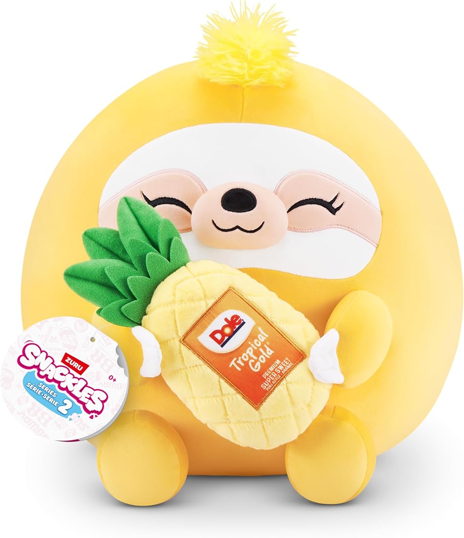 Snackles Sloth and Dole 14-Inch Plush