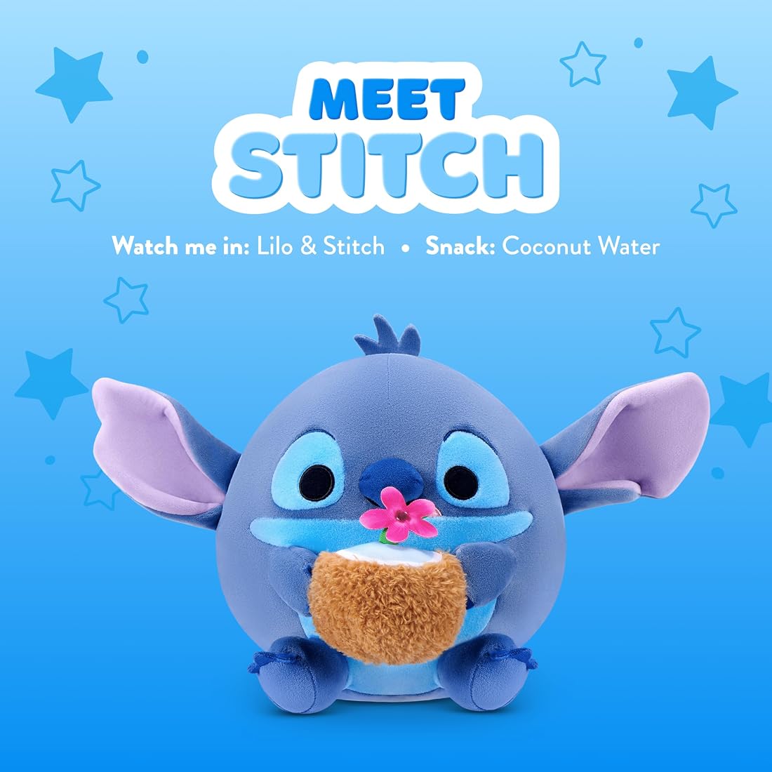 Snackles Stitch and Coconut Water 8-Inch Plush — view 2