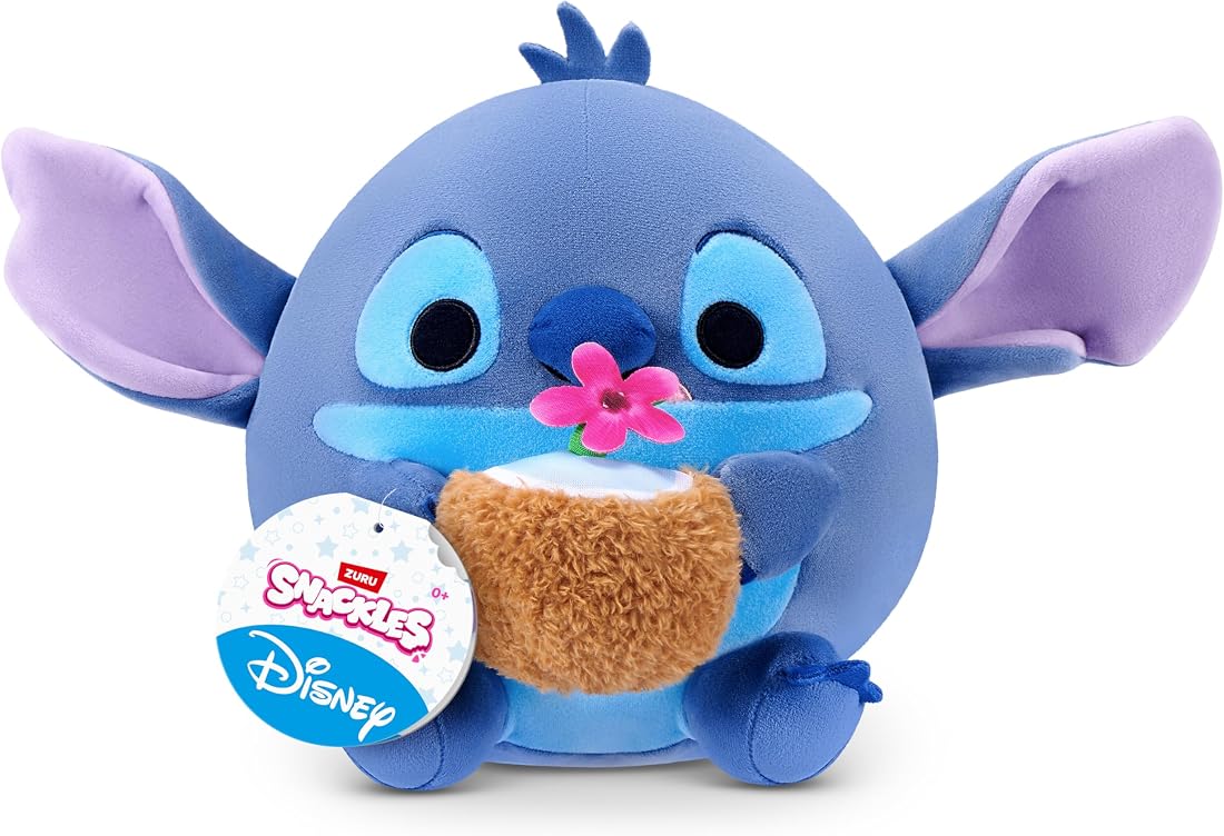 Snackles Stitch and Coconut Water 8-Inch Plush