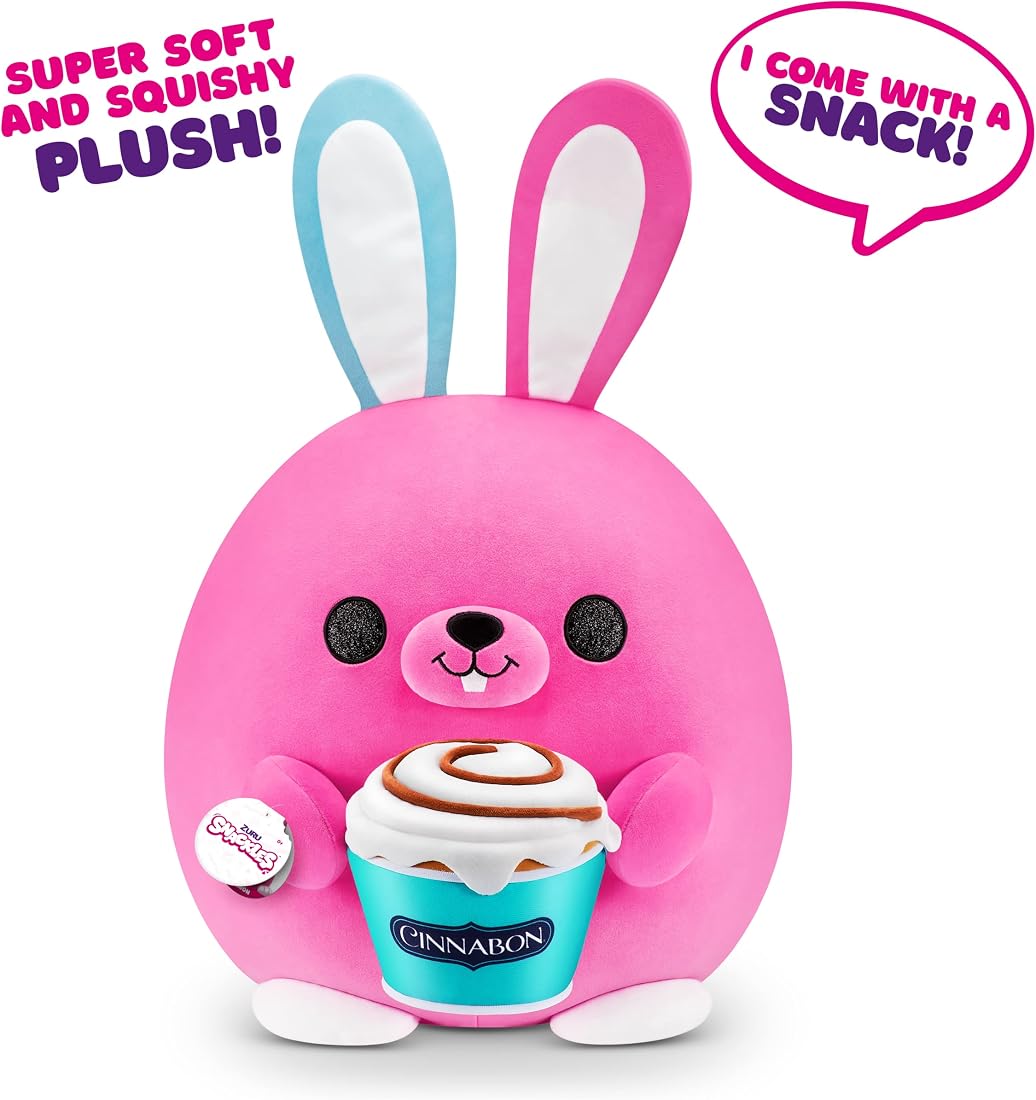 Snackles Super-Sized Bunny and Cinnabon 14-Inch Plush — view 2