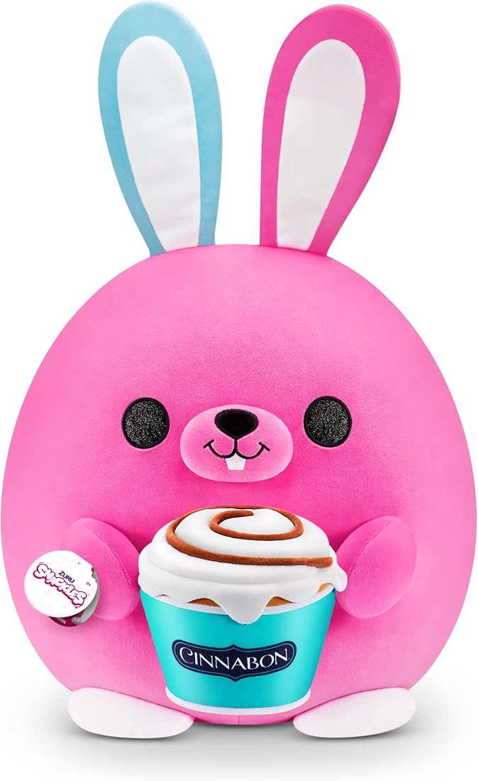 Snackles Super-Sized Bunny and Cinnabon 14-Inch Plush