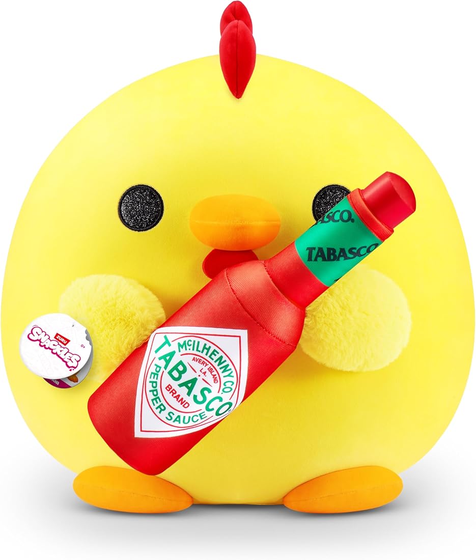 Snackles Super-Sized Chicken and Tabasco 14-Inch Plush
