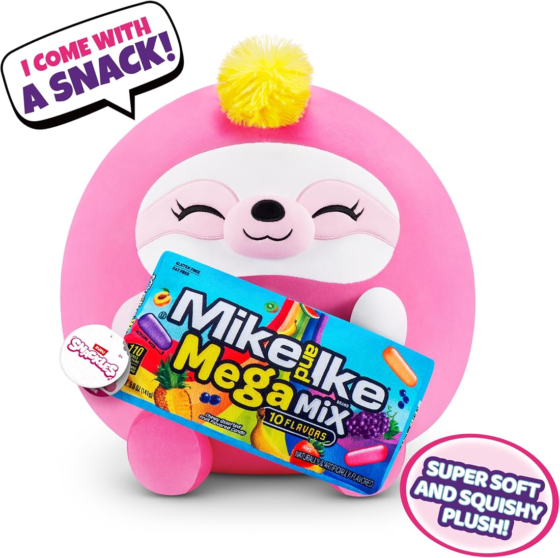 Snackles Super-Sized Sloth and Mike and Ike 14-Inch Plush — view 2