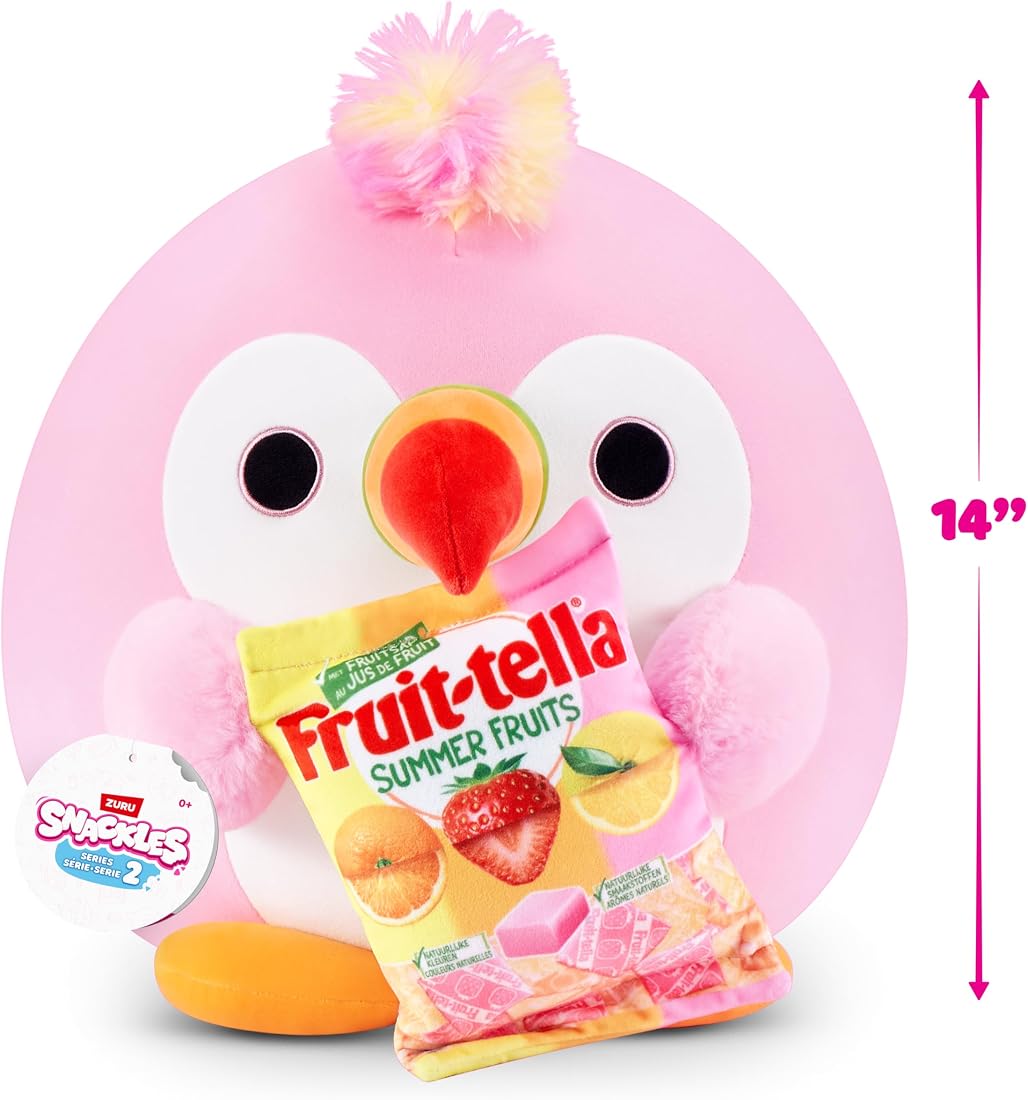 Snackles Tucan and Fruittella 14-Inch Plush — view 3