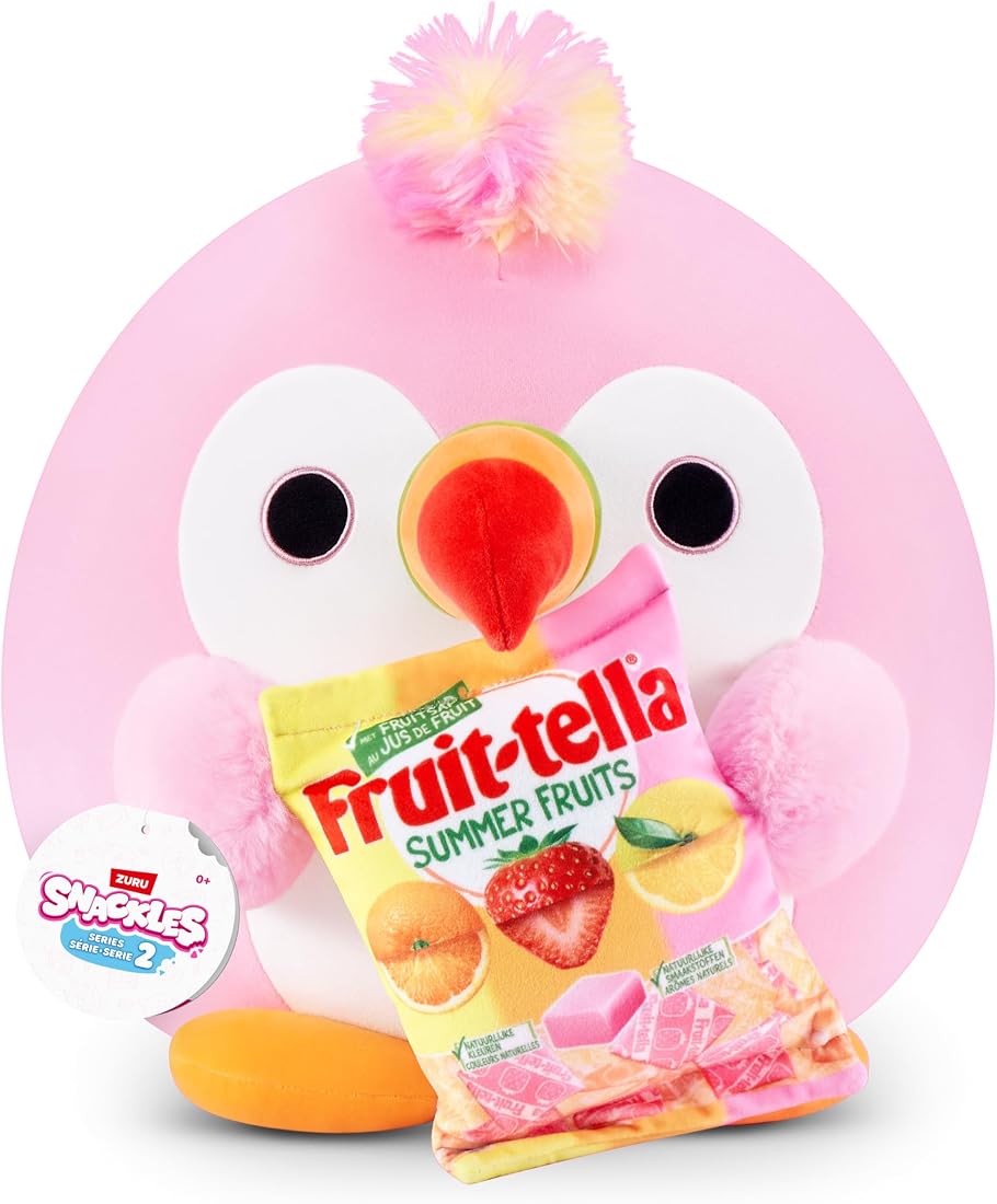 Snackles Tucan and Fruittella 14-Inch Plush